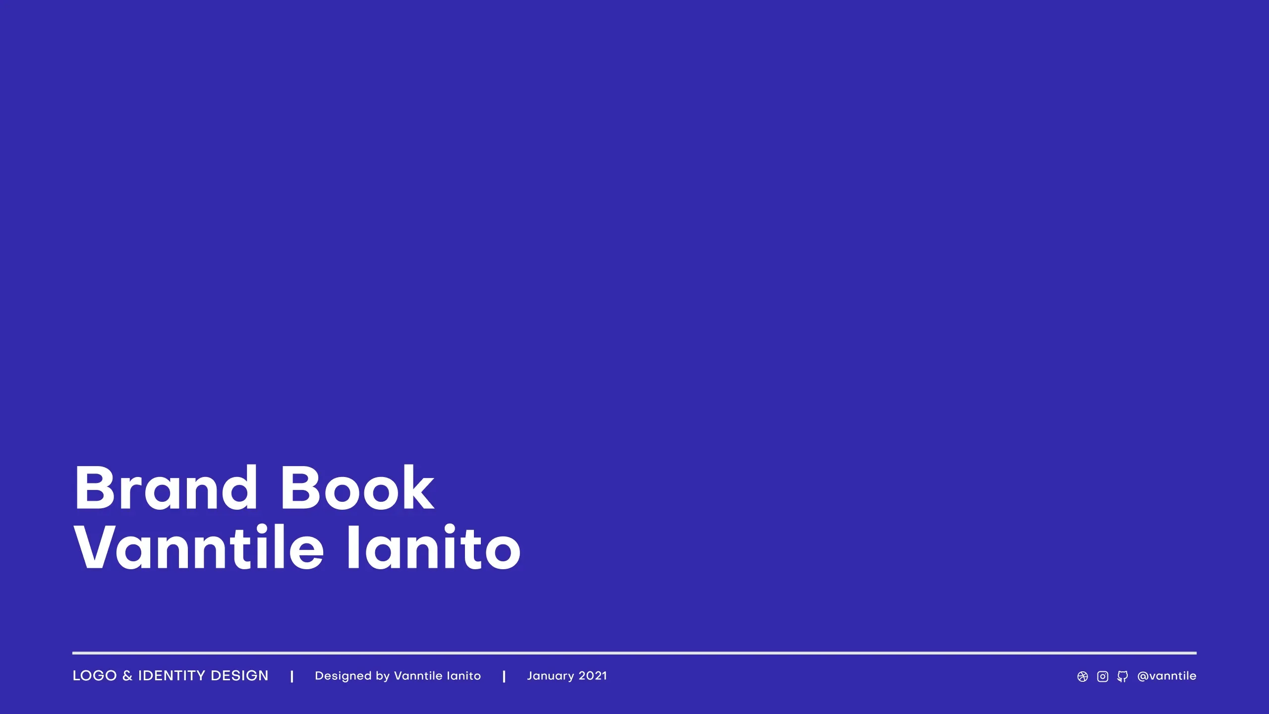 vanntile brand deck cover page